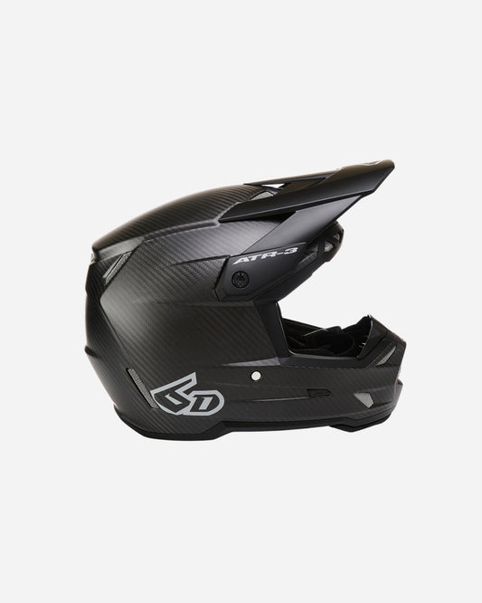 Casque 6D ATR-3 Solid - Noir Mat (Homologué FIM)