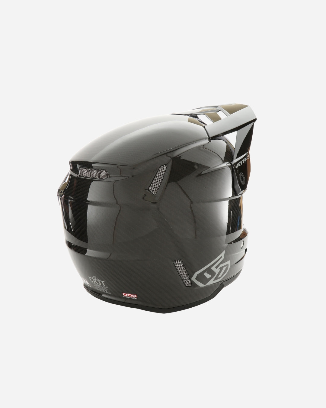 Casque 6D Helmets ATR-3 Solid - Noir Brillant Carbone