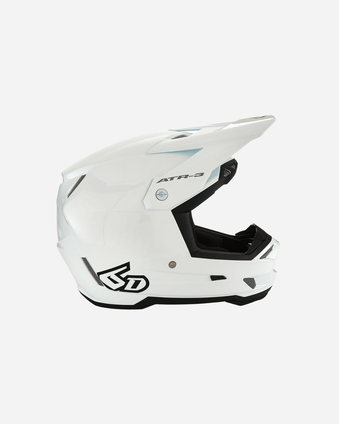 Casque 6D Helmets ATR-3 Solid - Blanc Brillant