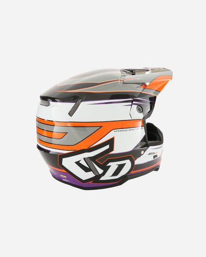 Casque 6D Helmets ATR-3 Hyper - Orange Néon/Violet Brillant