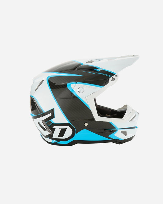Casque 6D ATR-3 Wave - Cyan/Blanc