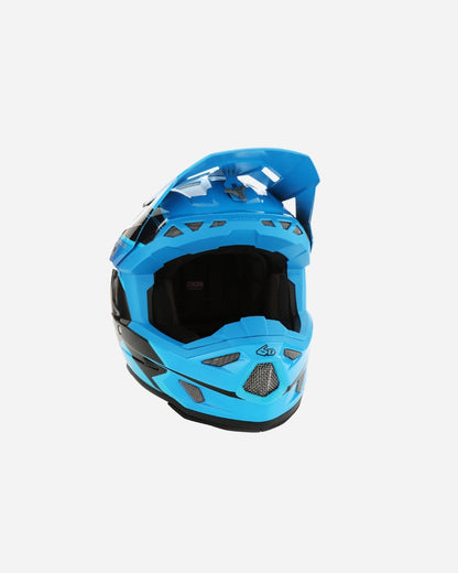 Casque 6D ATR-3 Wave - Cyan/Rouge Brillant