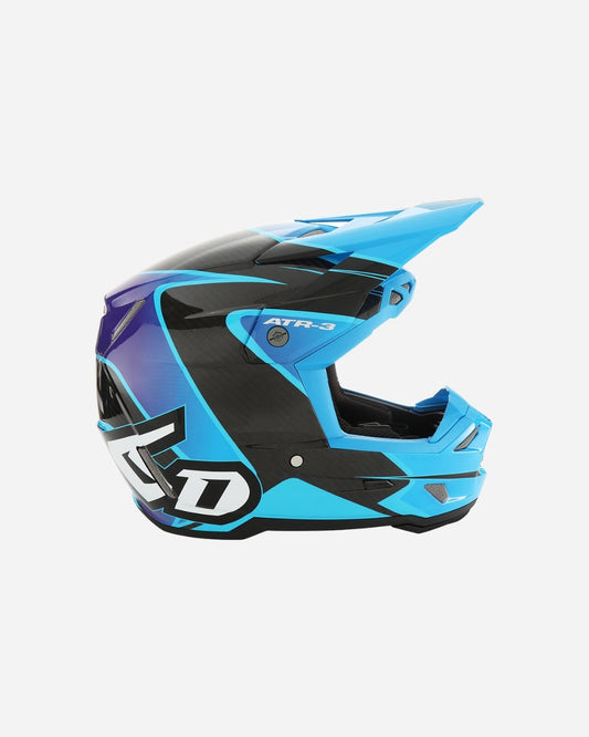 Casque 6D Helmets ATR-3 Wave - Cyan/Bleu/Violet Brillant