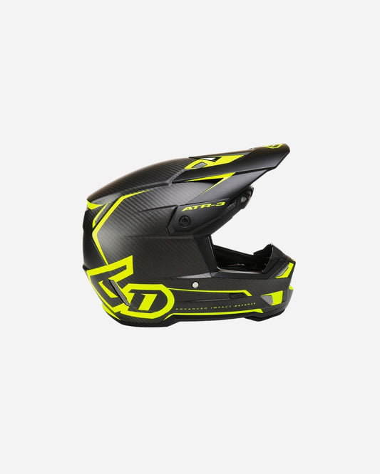 Casque 6D Helmets ATR-3 Nova - Jaune Mat Carbone