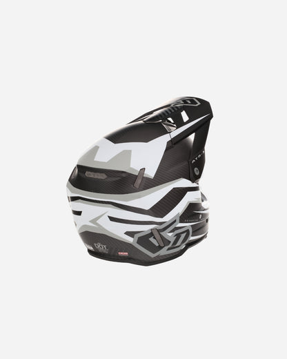 Helm 6D ATR-3 Rival Graphic - Weiß Matt (FIM-homologiert)