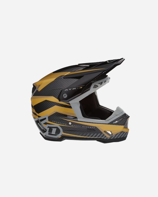 Casque 6D ATR-3 Rival Graphic - Or Gloss (Homologué FIM)
