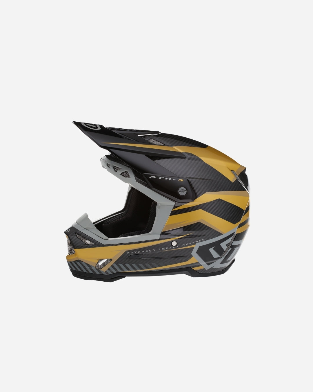6D ATR-3 Rival Graphic Helm - Gloss Gold (FIM-homologiert)