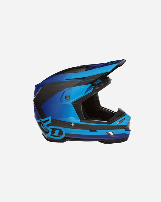 Casque 6D ATR-3 Pure - Bleu Profond Gloss (Homologué FIM)