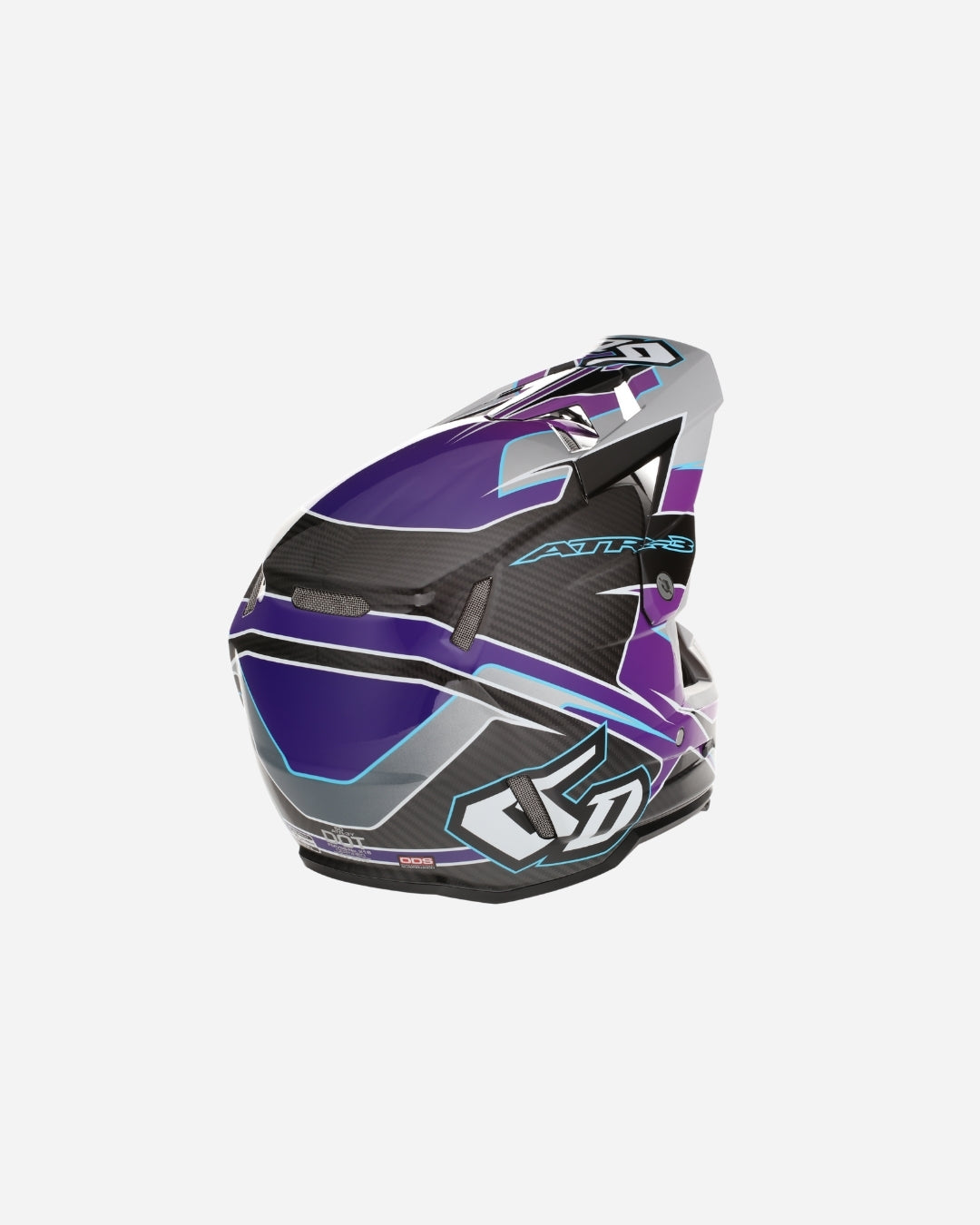 Helm 6D ATR-3 Reflex - Violett Gloss (FIM-homologiert)