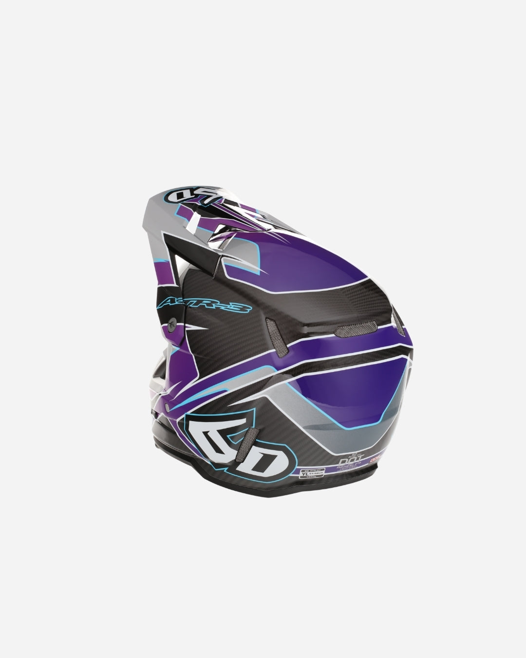 Helm 6D ATR-3 Reflex - Violett Gloss (FIM-homologiert)