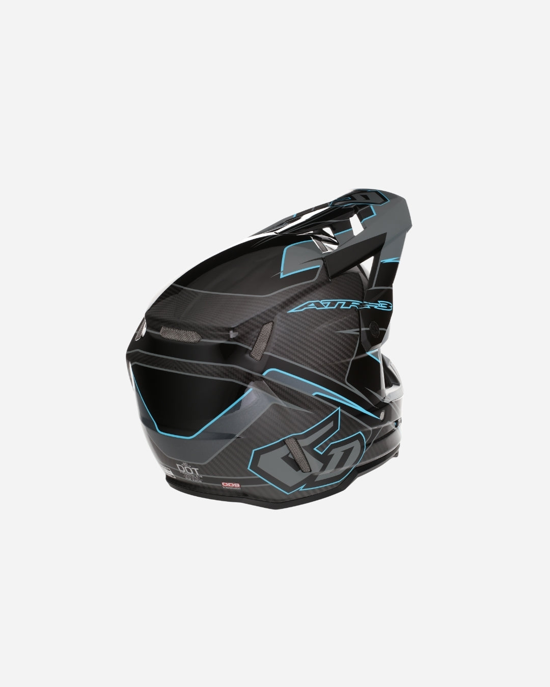 Helm 6D ATR-3 Reflex - Schwarz Gloss (FIM-homologiert)