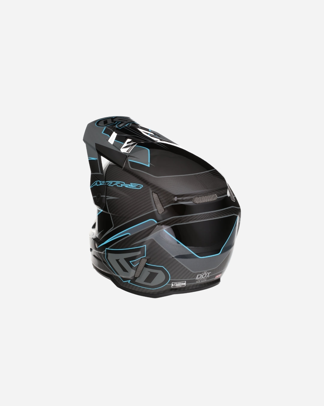 Helm 6D ATR-3 Reflex - Schwarz Gloss (FIM-homologiert)