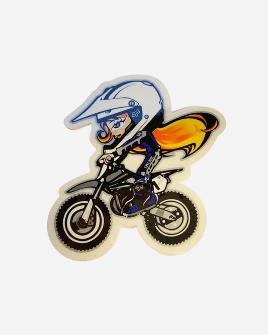 Autocollant Fox Racing Trixie Wheeler - 4cm