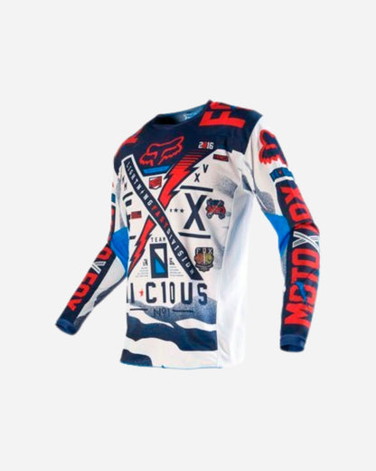 Fox Racing 180 Vicious Jersey – Blau/Weiß