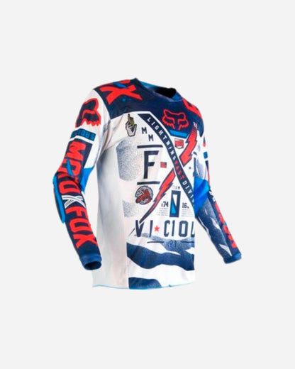 Fox Racing 180 Vicious Jersey – Blau/Weiß