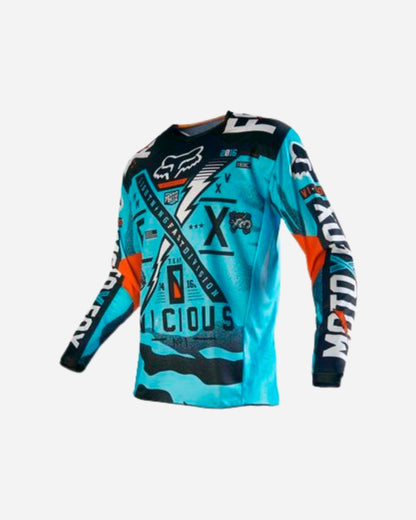 Maillot Fox Racing 180 Vicious - Aqua