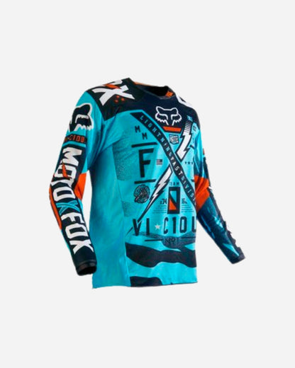 Maillot Fox Racing 180 Vicious - Aqua