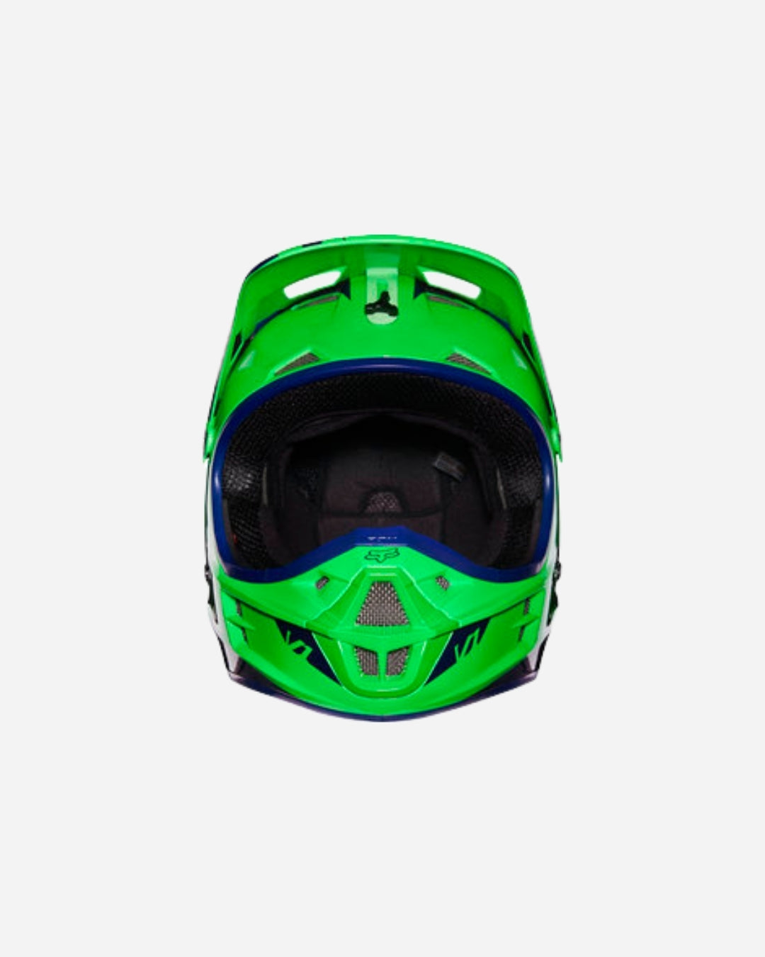 Fox Racing V1 Rennhelm – Fluoreszierendes Grün