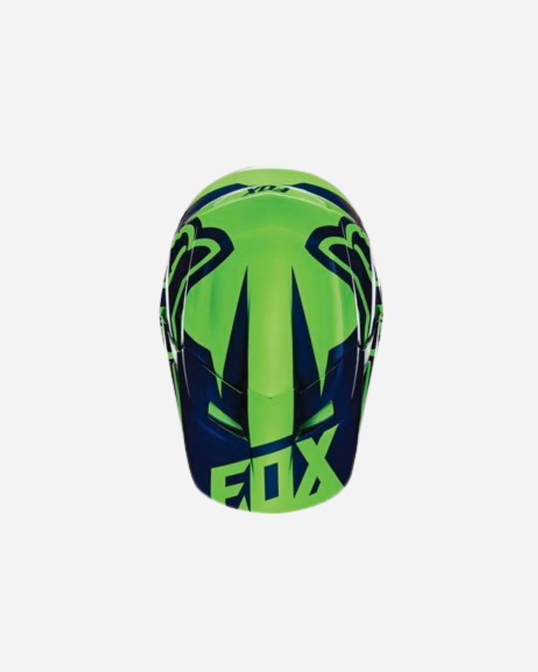 Fox Racing V1 Rennhelm – Fluoreszierendes Grün