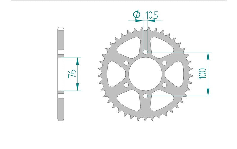 Couronne AFAM 14401 - 48 dents
