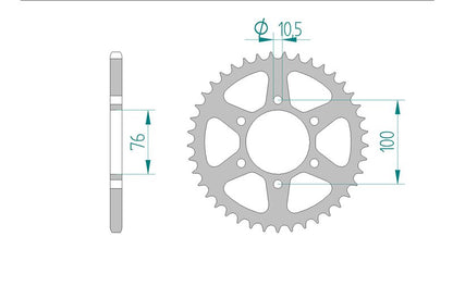 Couronne AFAM 14401 - 48 dents