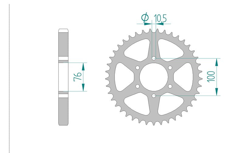 Couronne AFAM 14600 - 42 dents