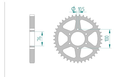 Couronne AFAM 14600 - 42 dents