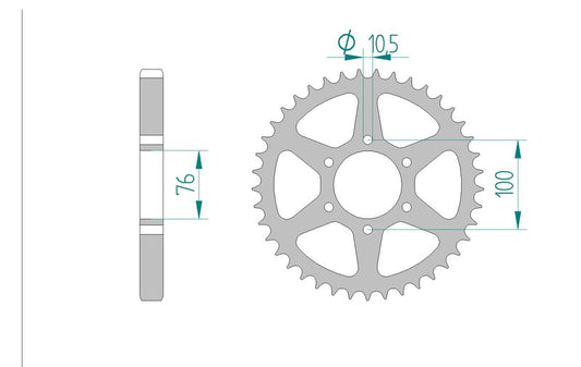 Couronne AFAM 14600 - 42 dents