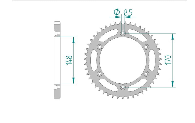 Couronne AFAM 14603 - 47 dents