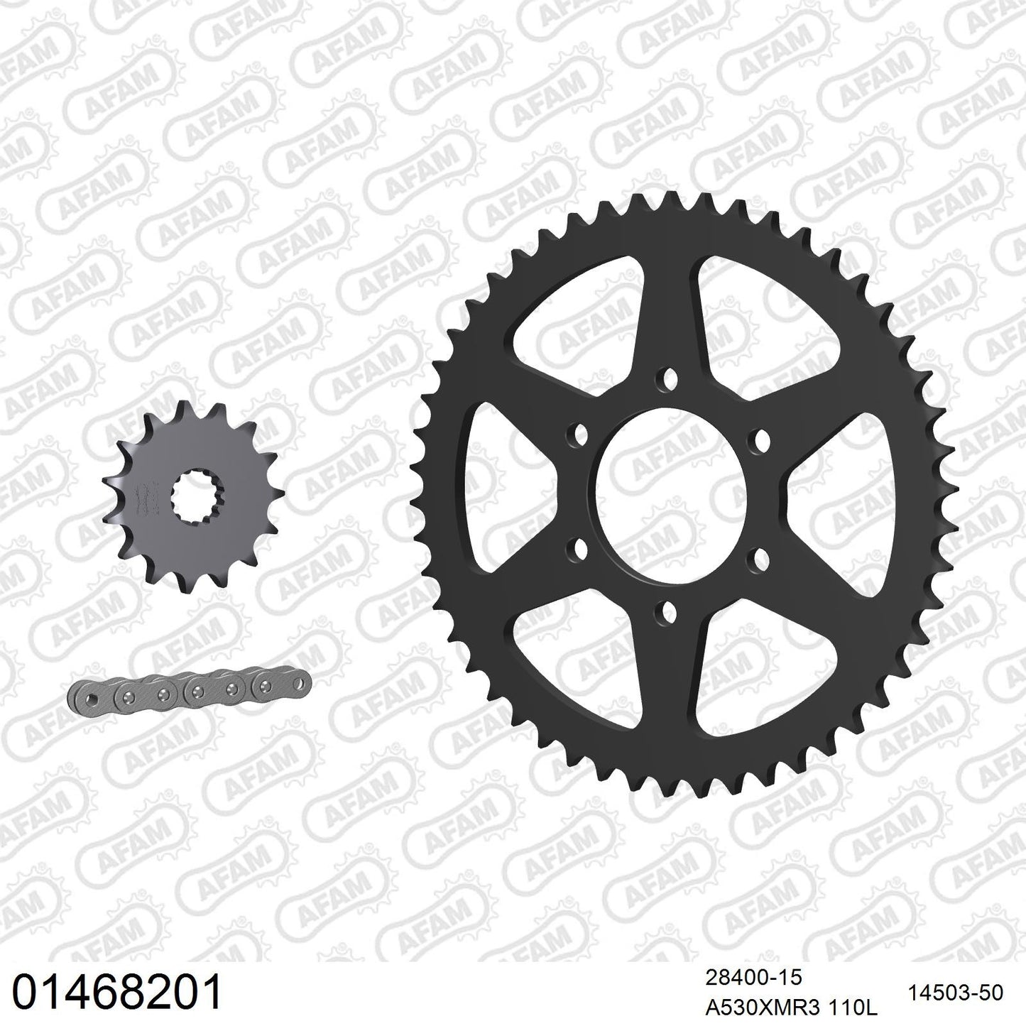 Kit chaîne AFAM Suzuki GS 550 E (1978-1982)