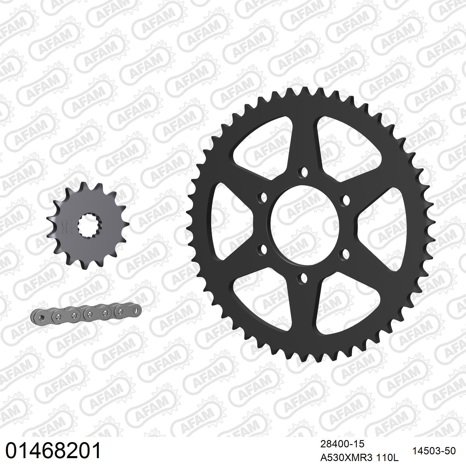 Kit chaîne AFAM Suzuki GS 550 E (1978-1982)