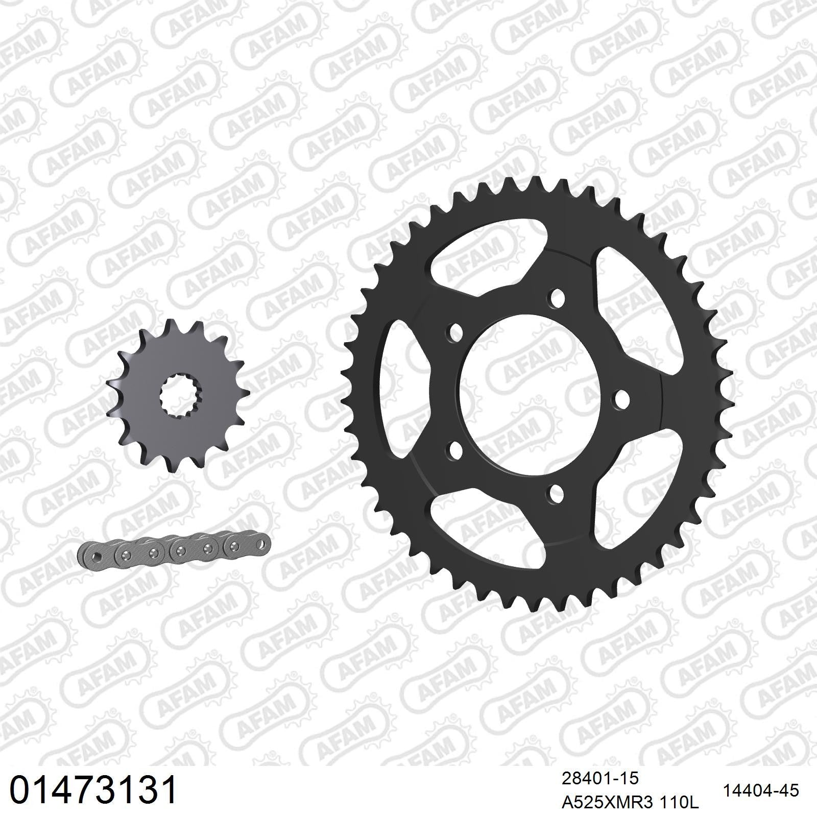 Kit chaîne AFAM Suzuki SV 650 N (1999-2008)