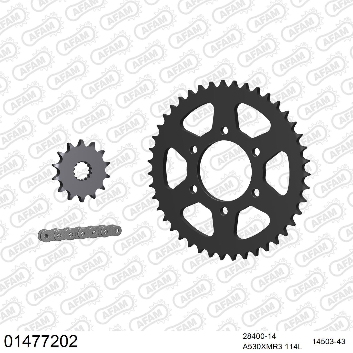 Kit chaîne AFAM Suzuki GSX 750 (1983-1989)