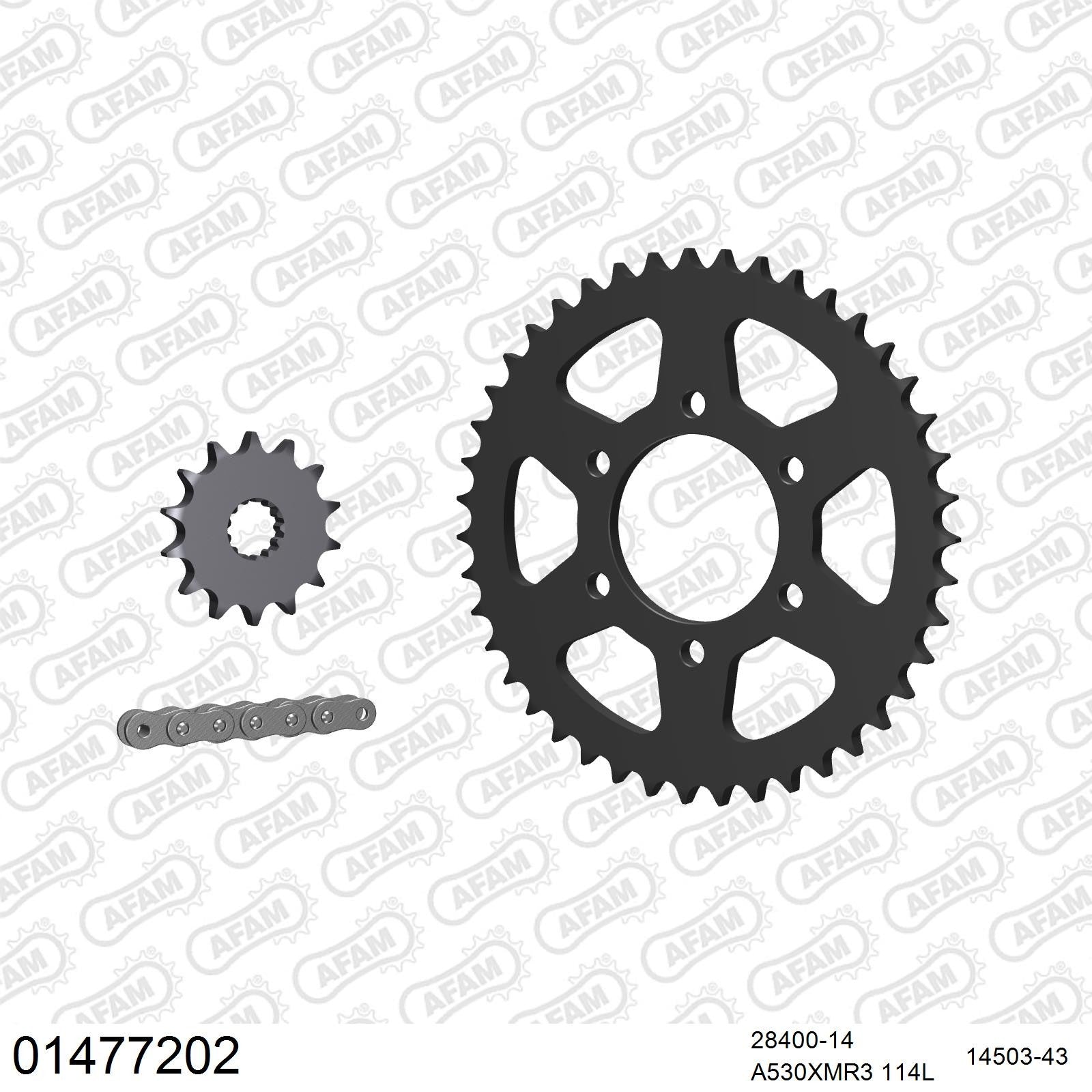 Kit chaîne AFAM Suzuki GSX 750 (1983-1989)