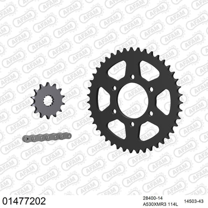 Kit chaîne AFAM Suzuki GSX 750 (1983-1989)