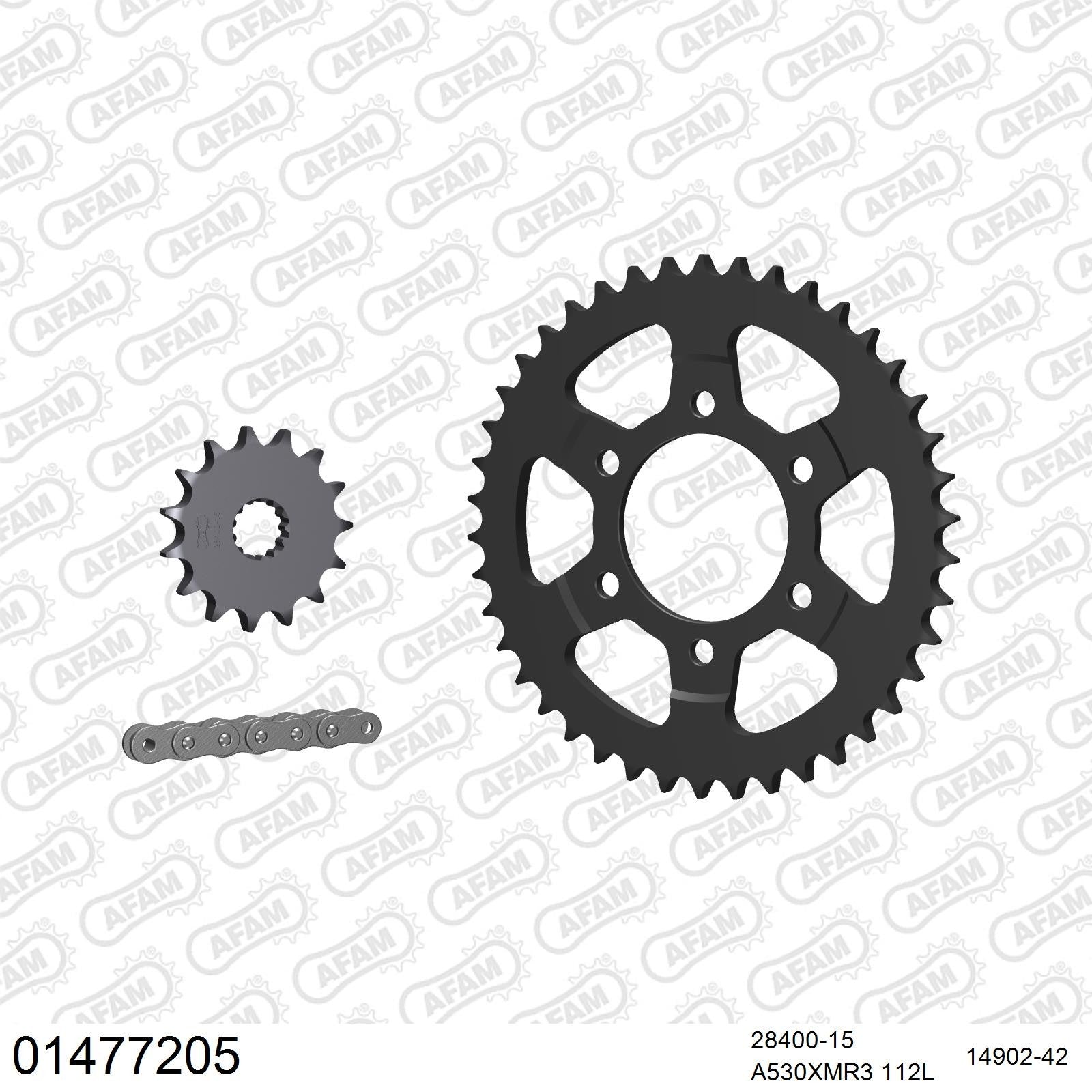 Kit chaîne AFAM Suzuki GSX 750 Inazuma (1998-2002)