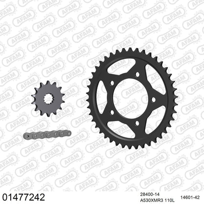 Kit chaîne AFAM Suzuki GSX-R 750 (1986-1987)