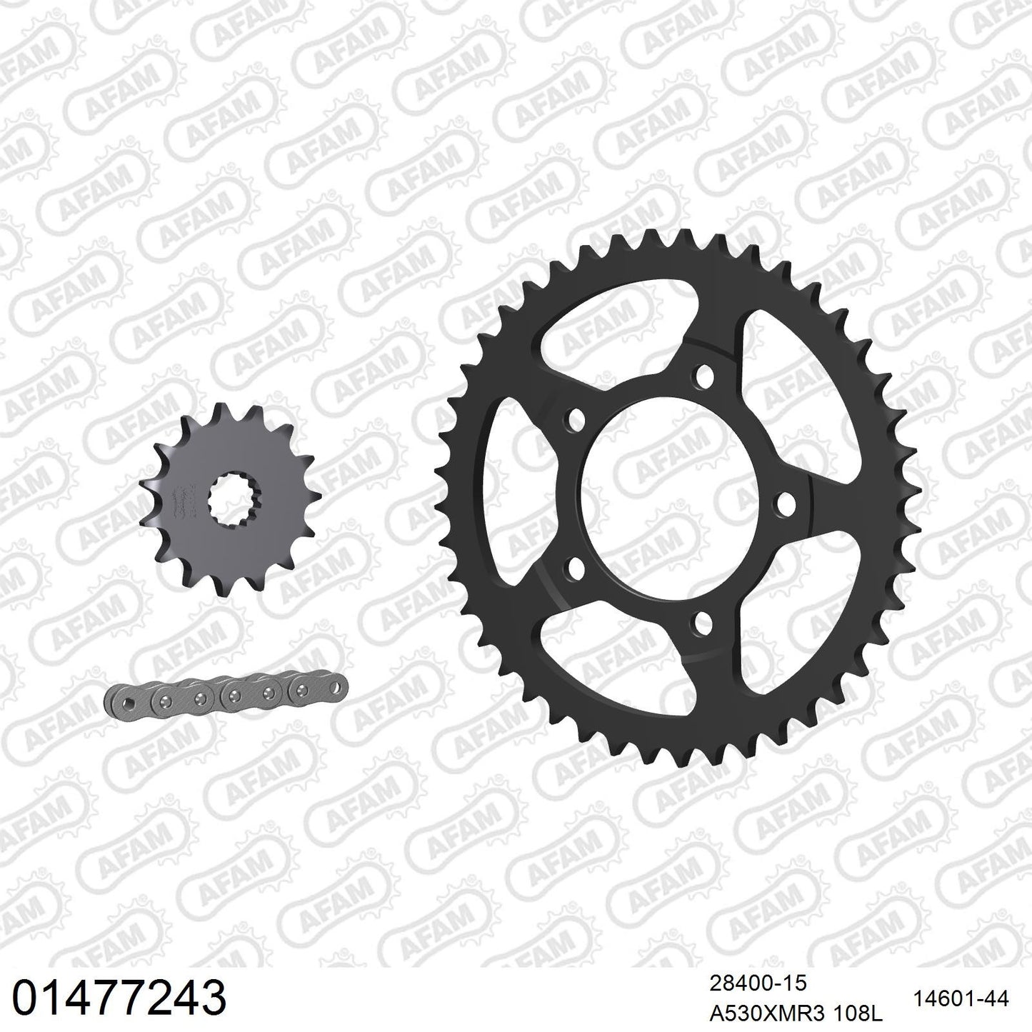 Kit chaîne AFAM Suzuki GSX-R 750 (1988-1989)