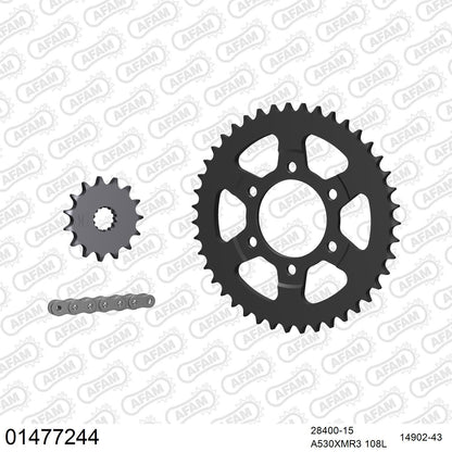 Kit chaîne AFAM Suzuki GSX-R 750 (1990-1991)
