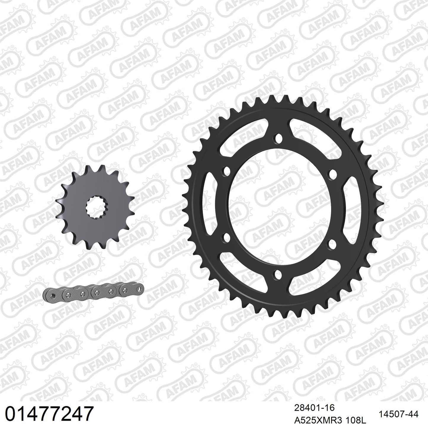 Kit chaîne AFAM Suzuki GSX-R 750 (1998-1999)