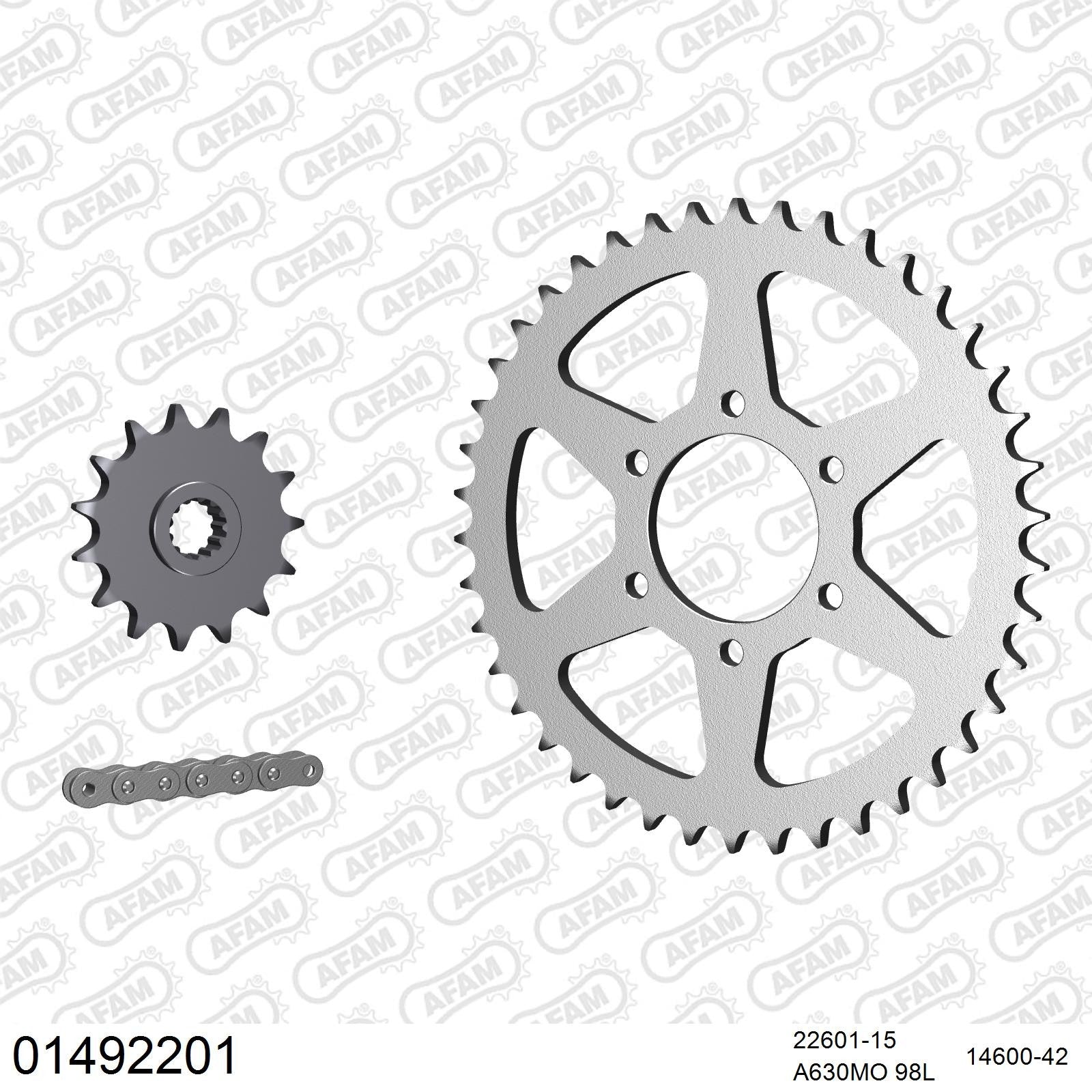 Kit chaîne AFAM Suzuki GSX 1100 Katana (1980-1986)