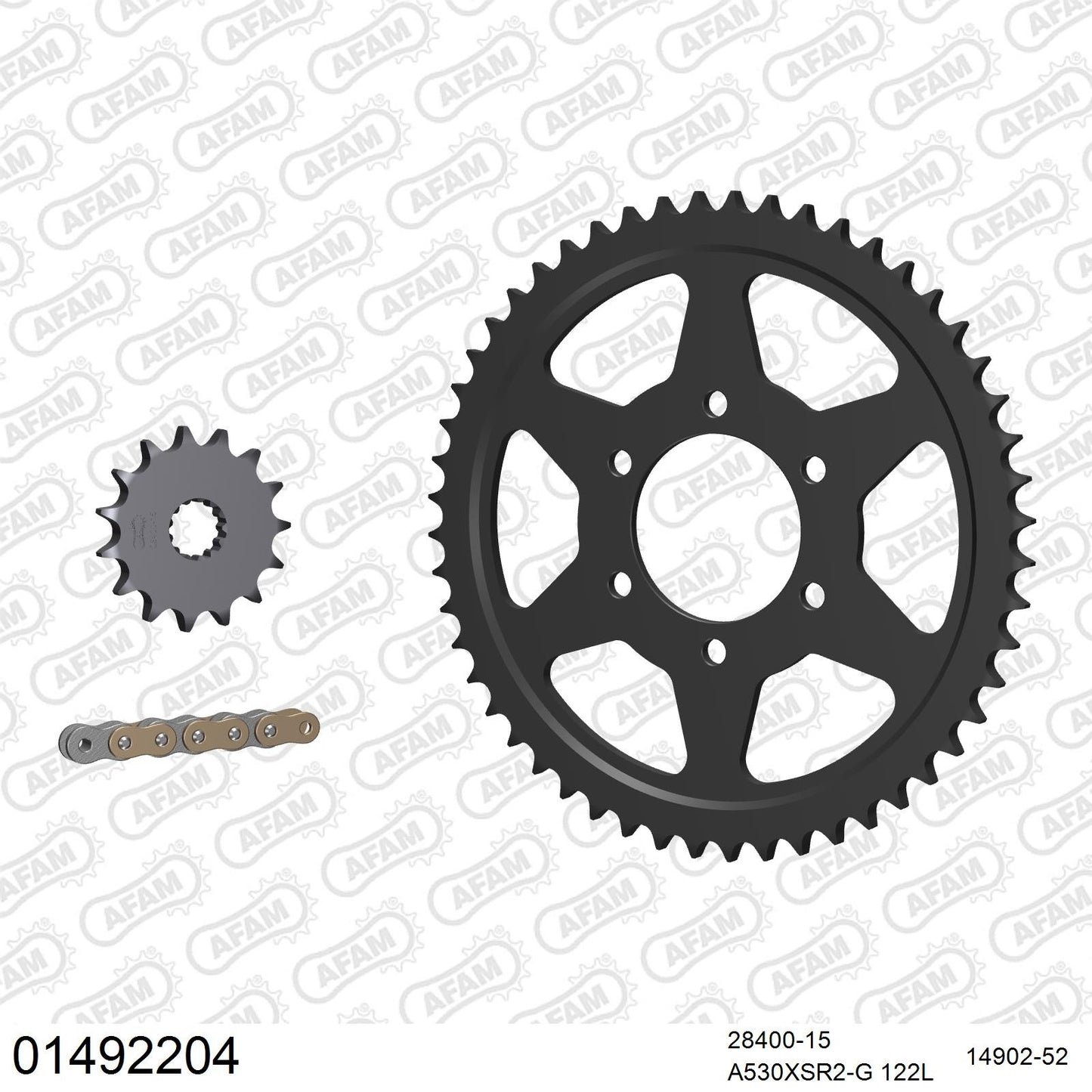 Kit chaîne AFAM Suzuki GSX 1100 F (1989-1994)