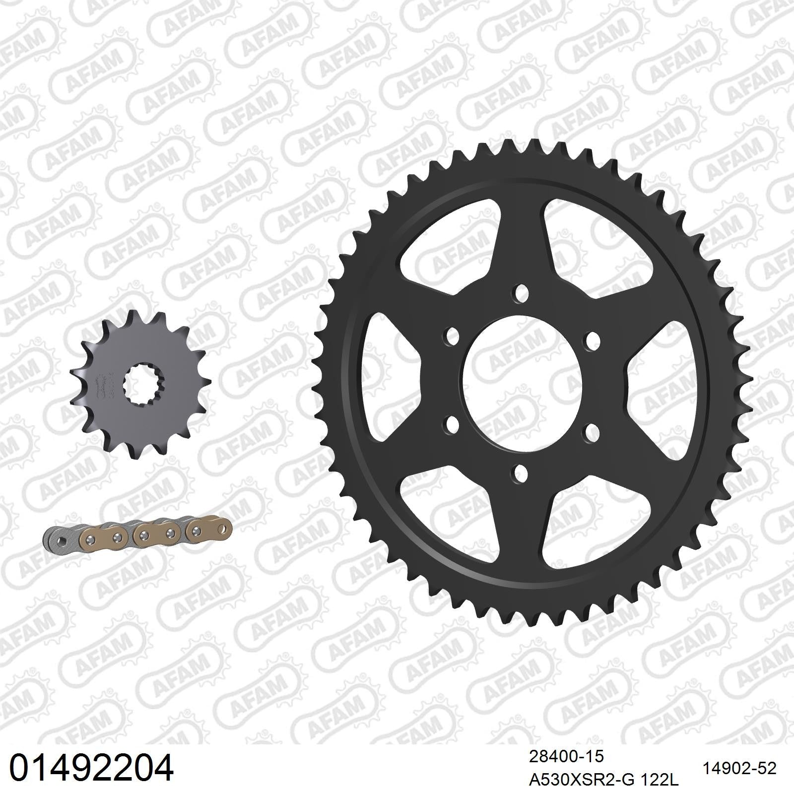 Kit chaîne AFAM Suzuki GSX 1100 F (1989-1994)
