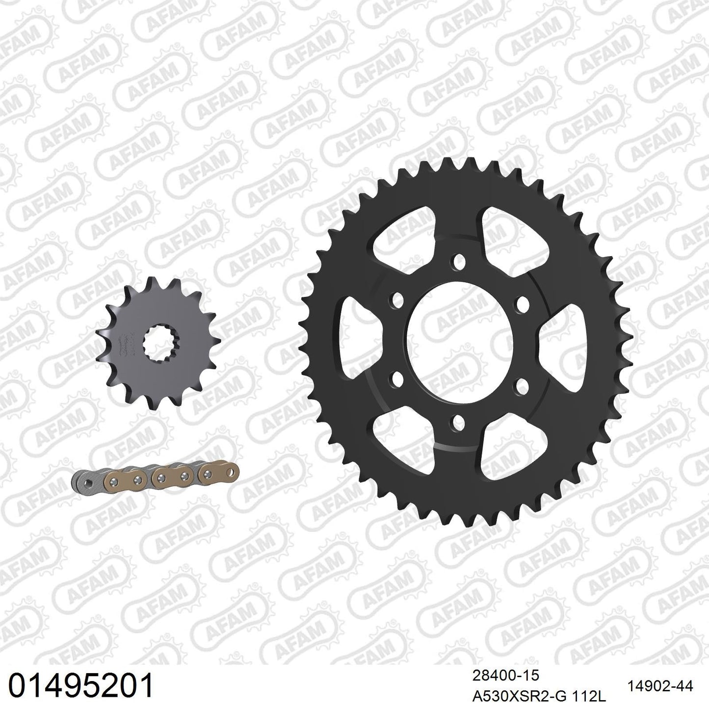Kit chaîne AFAM Suzuki GSX 1200 Inazuma (1999-2000)