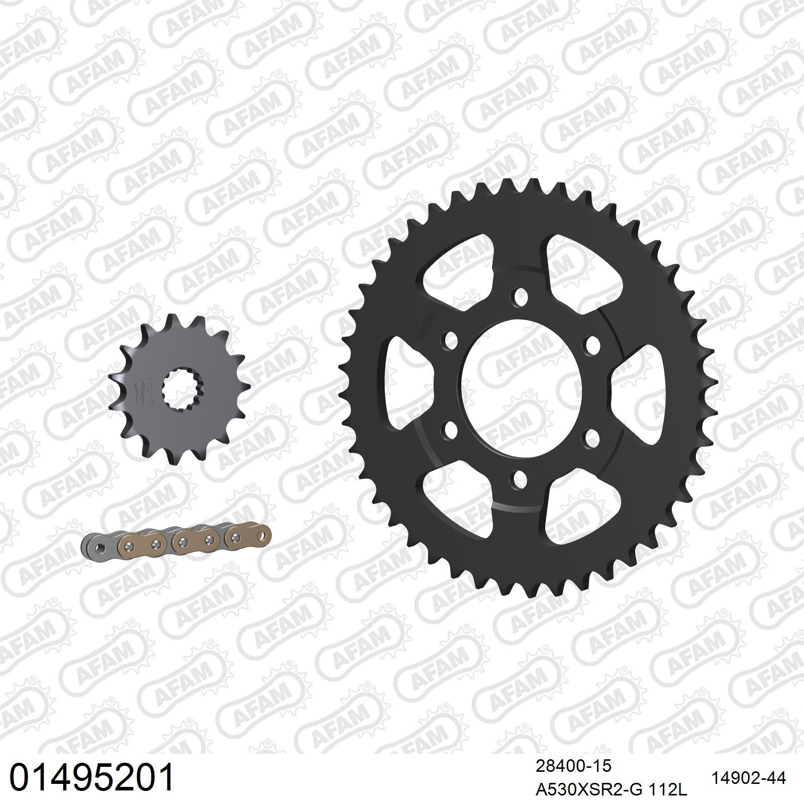 Kit chaîne AFAM Suzuki GSX 1200 Inazuma (1999-2000)