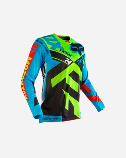 Fox Racing 360 Division Jersey - Blue/Yellow