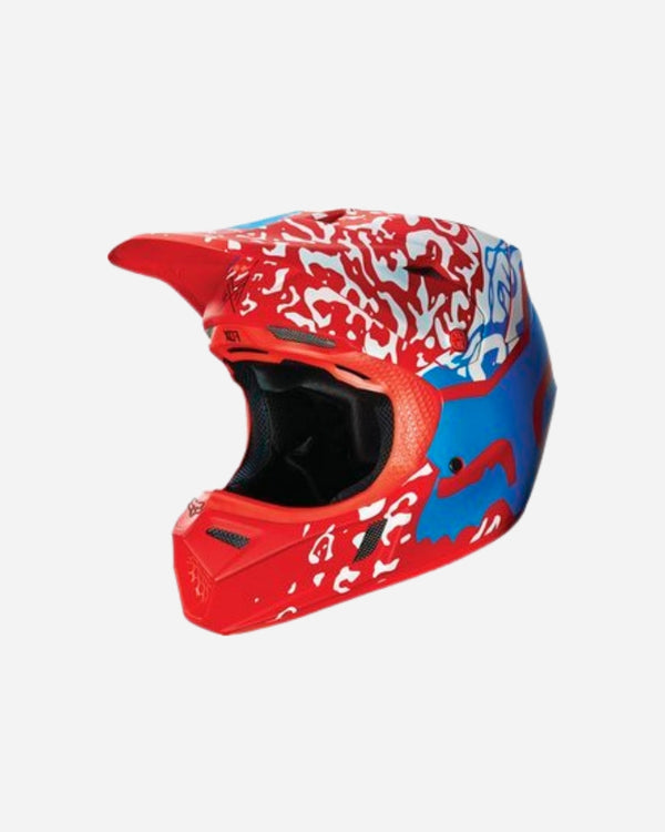 Fox Racing V3 Cauz Helm - Rot