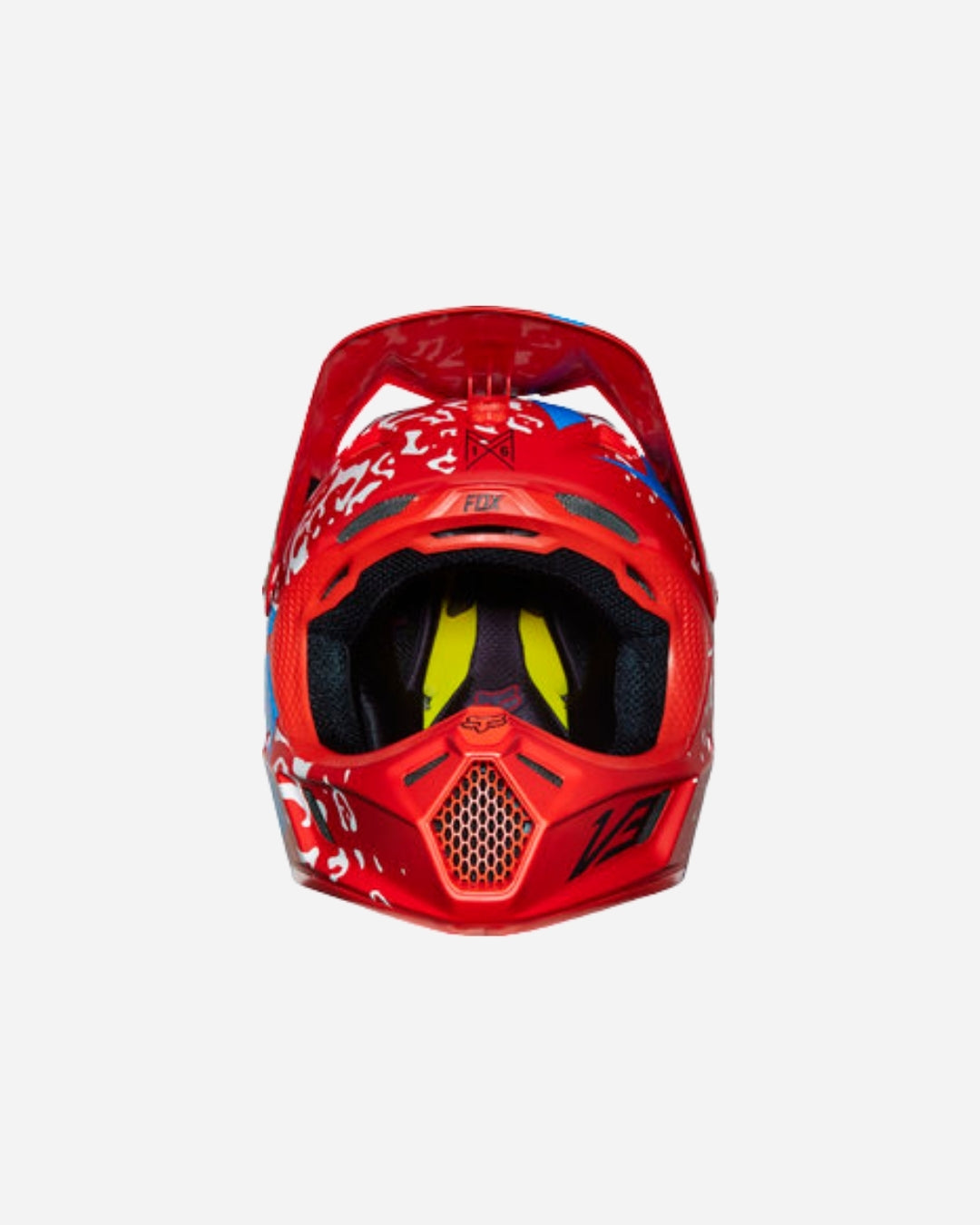Fox Racing V3 Cauz Helm - Rot