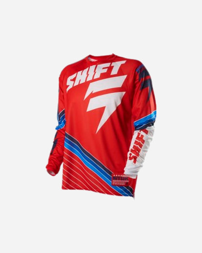 Maillot Shift Racing Strike Stripes Édition Limitée - Rouge
