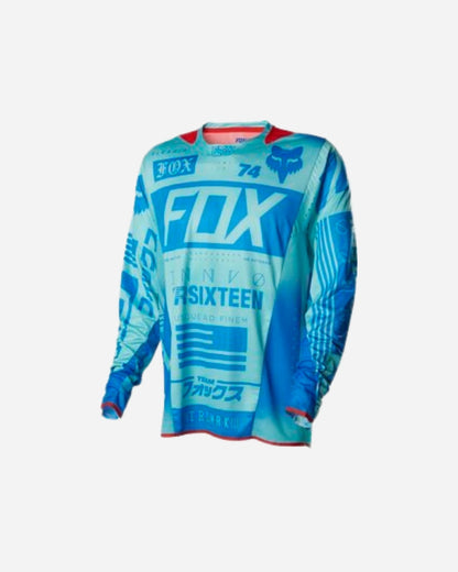 Maillot Fox Racing Flexair Union - Turquoise/Aqua